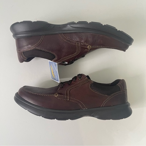 Clarks Mens Bradley Vibe Moc Toe Sneaker In Tan Tumble - NIB - Duplicate - Picture 8 of 16